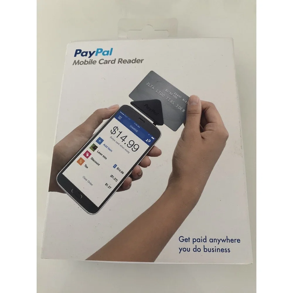 PayPal Mobile Credit‎ Card Reader MasterCard Visa Discover American Express NIB